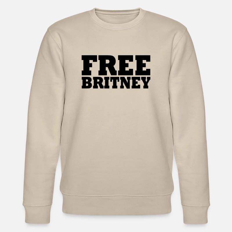Free britney - Stanley/Stella Unisex Bio-Sweatshirt CHANGER  - Beige