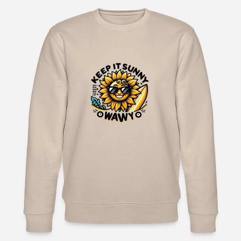 Keep it Sunny - Stanley/Stella Unisex Bio-Sweatshirt CHANGER  - Beige