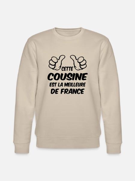 BESTER COUSIN - Stanley/Stella Unisex Bio-Sweatshirt CHANGER - Beige