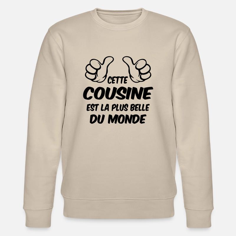 MEILLEURE COUSINE - Sweat bio CHANGER Stanley/Stella Unisexe - beige