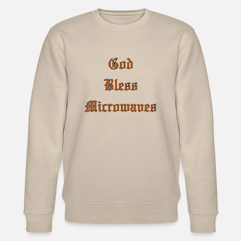 GodBlessMicro-ondes - Sweat bio CHANGER Stanley/Stella Unisexe - beige