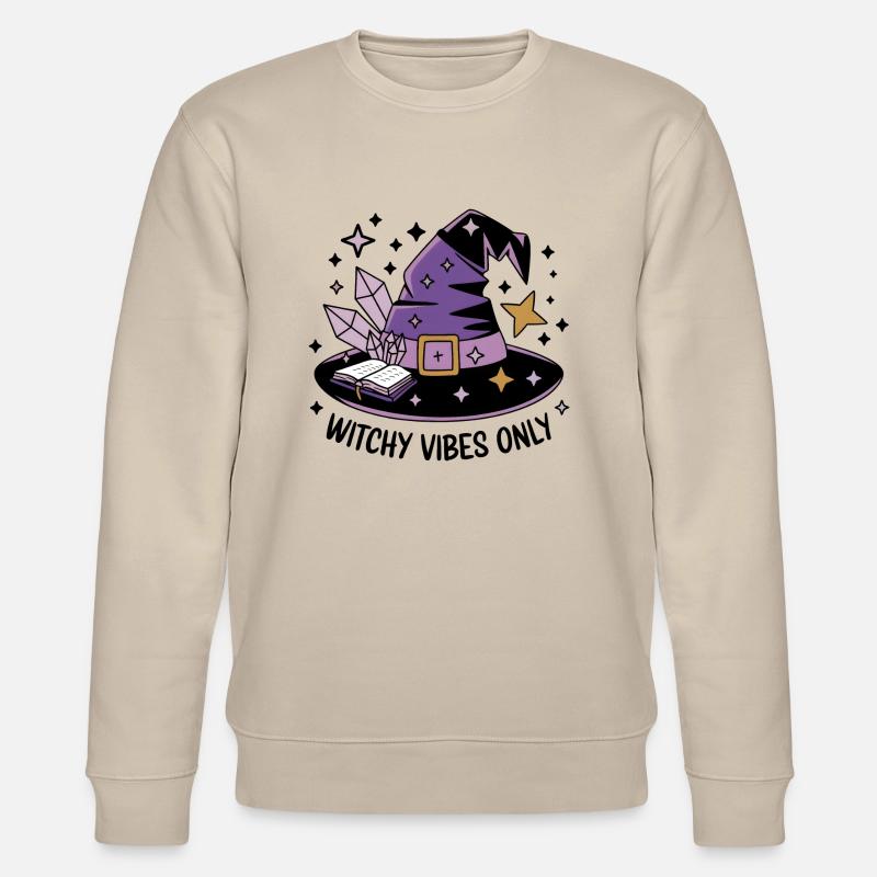 Nur Hexen-Vibes - Stanley/Stella Unisex Bio-Sweatshirt CHANGER  - Beige