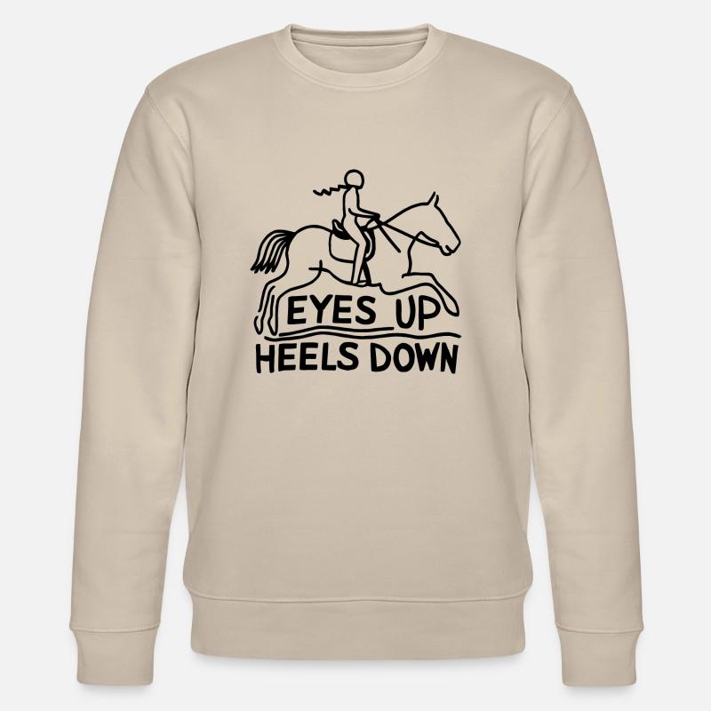 Augen hoch, Fersen runter - Stanley/Stella Unisex Bio-Sweatshirt CHANGER  - Beige