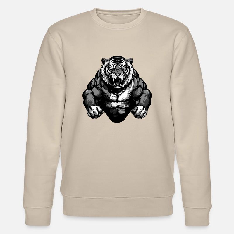Musculation Tiger Muscles - Sweat bio CHANGER Stanley/Stella Unisexe - beige