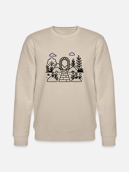 Garden Nursery Logo - Stanley/Stella CHANGER Unisex Organic Sweatshirt - beige