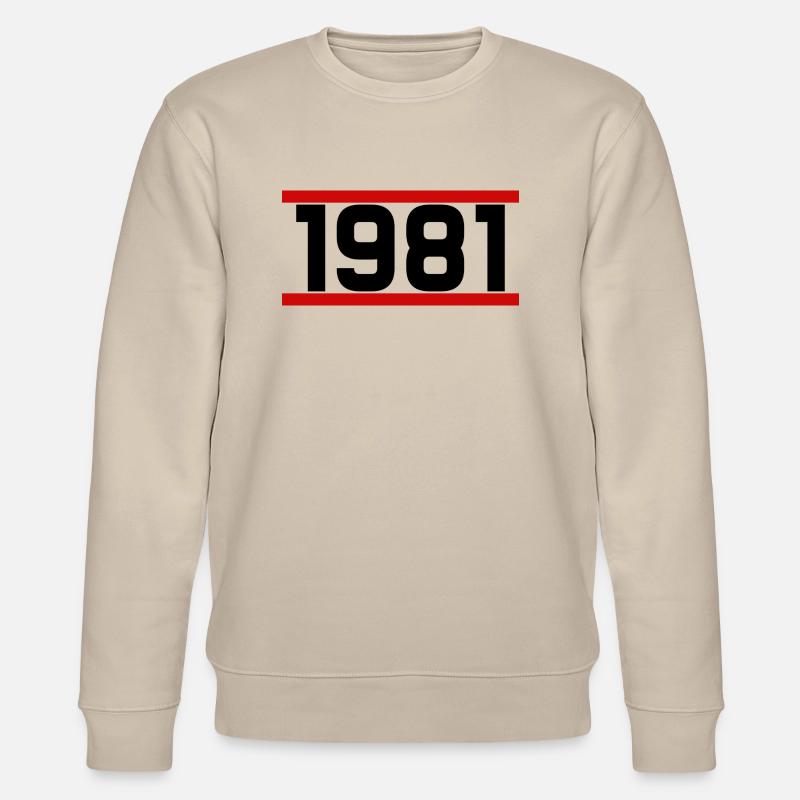 Alte Schule 1981 - Stanley/Stella Unisex Bio-Sweatshirt CHANGER  - Beige