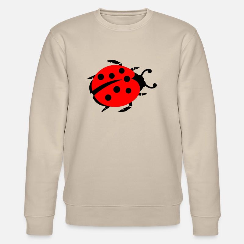 ladybug - marienkaefer - Stanley/Stella Unisex Bio-Sweatshirt CHANGER  - Beige
