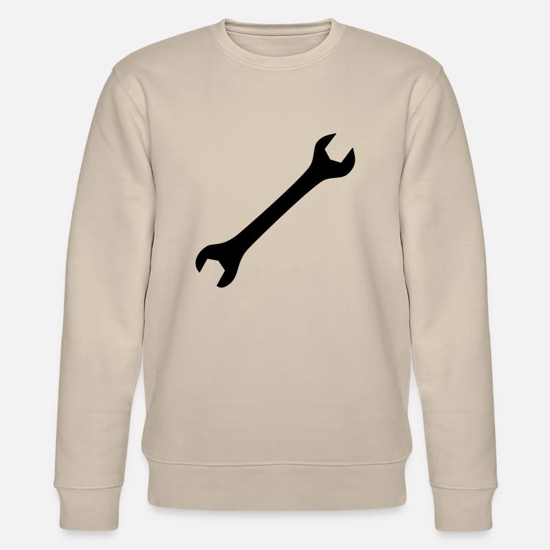 Schraubenschlüssel - Stanley/Stella Unisex Bio-Sweatshirt CHANGER  - Beige