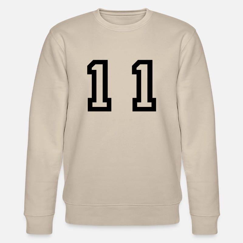 Nummer - 11 - elf - Stanley/Stella Unisex Bio-Sweatshirt CHANGER  - Beige