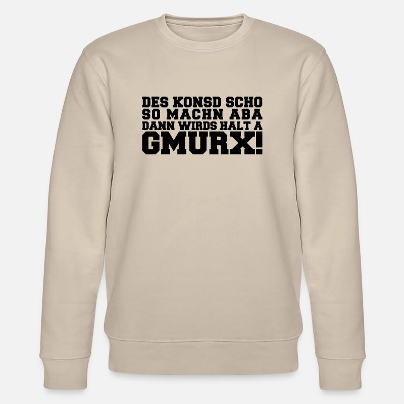 Gmurx - Handwerker - Stanley/Stella Unisex Bio-Sweatshirt CHANGER  - Beige