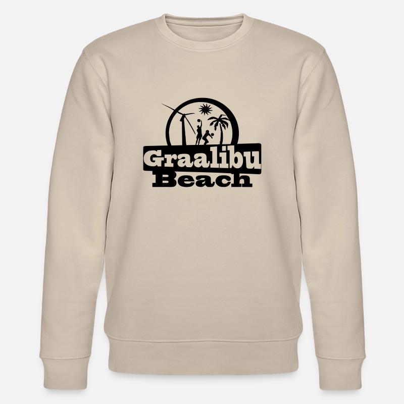 Graalibu Beach Groß - Stanley/Stella Unisex Bio-Sweatshirt CHANGER  - Beige