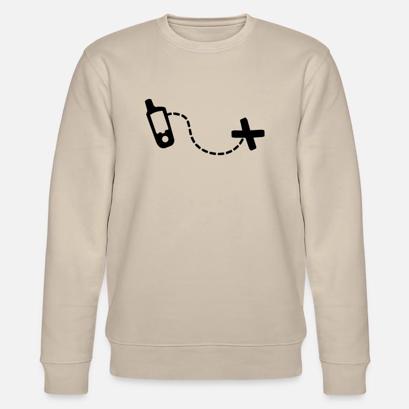 Geocaching - Stanley/Stella Unisex Bio-Sweatshirt CHANGER  - Beige