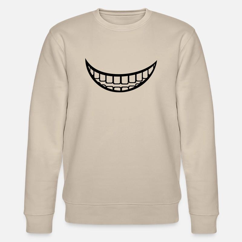 Zähne - Stanley/Stella Unisex Bio-Sweatshirt CHANGER  - Beige