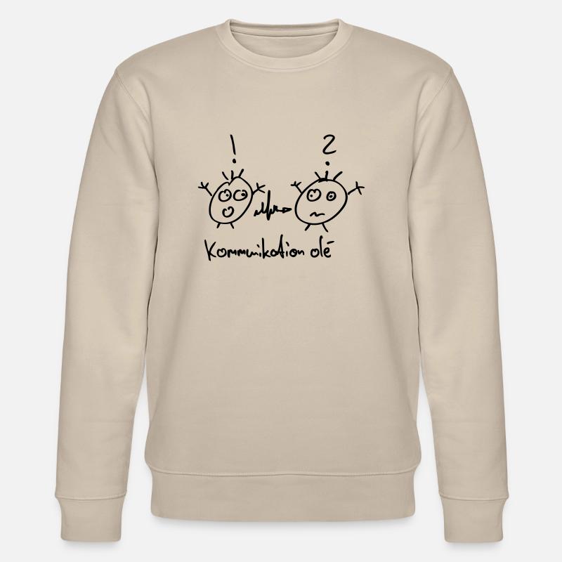 Kommunikation Olé - Stanley/Stella Unisex Bio-Sweatshirt CHANGER  - Beige