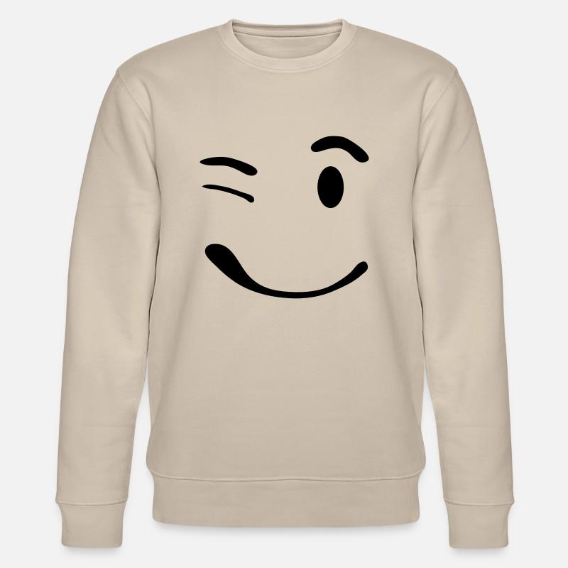 smile_1_f2 - Stanley/Stella Unisex Bio-Sweatshirt CHANGER  - Beige