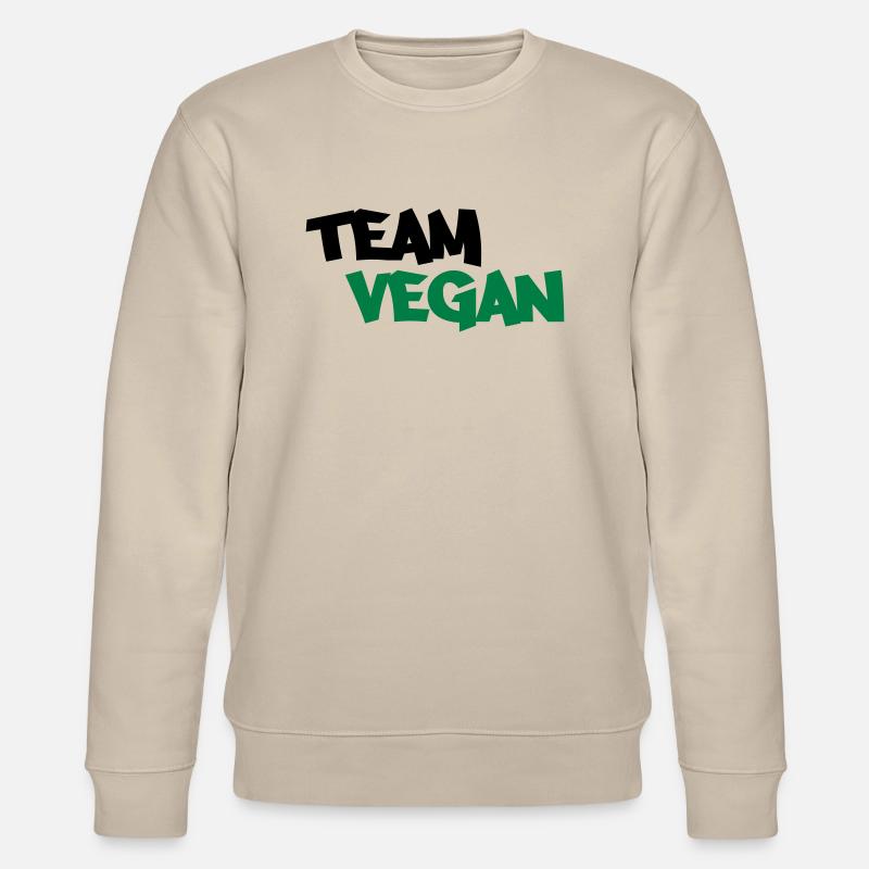 Team Vegan - Stanley/Stella Unisex Bio-Sweatshirt CHANGER - Beige