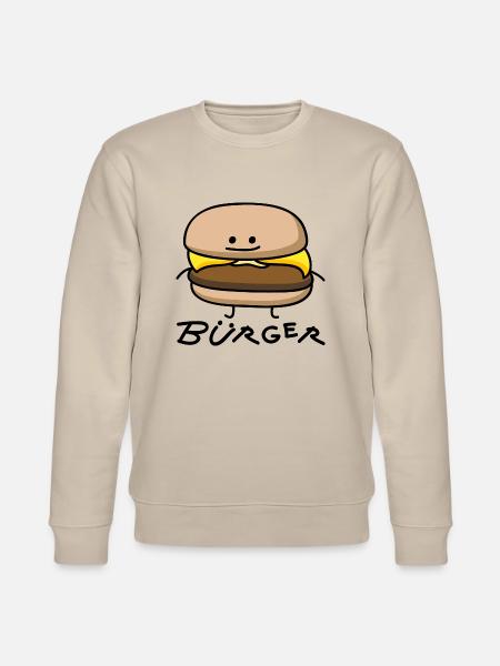 Burger als Bürger - Stanley/Stella Unisex Bio-Sweatshirt CHANGER - Beige