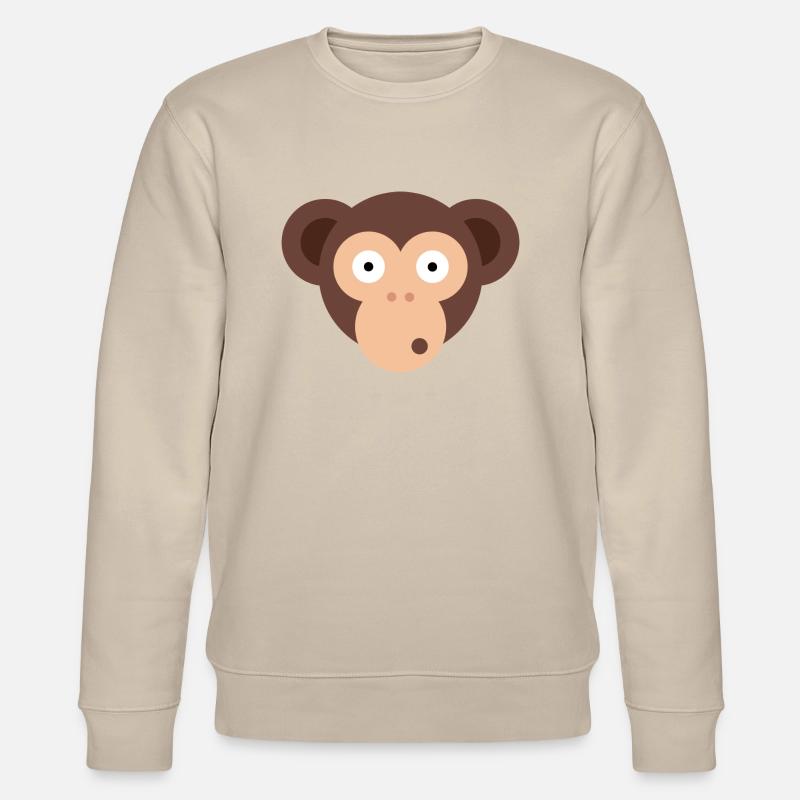 Singe singe - Sweat bio CHANGER Stanley/Stella Unisexe - beige