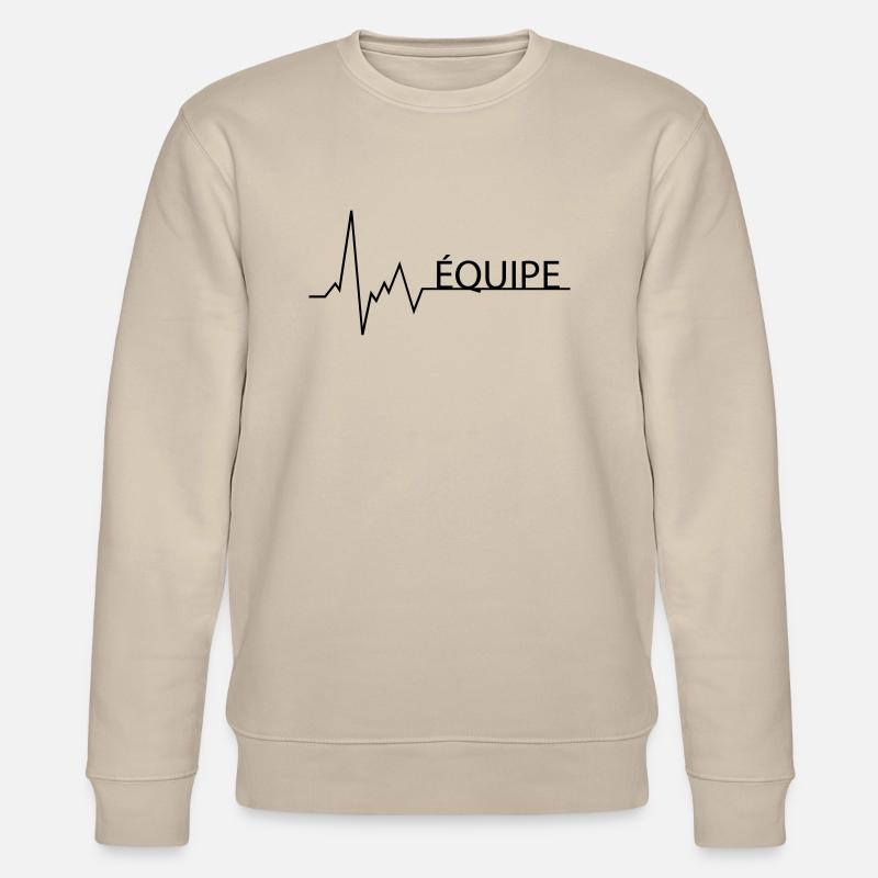 Équipe Battement de Cœur - Sweat bio CHANGER Stanley/Stella Unisexe - beige