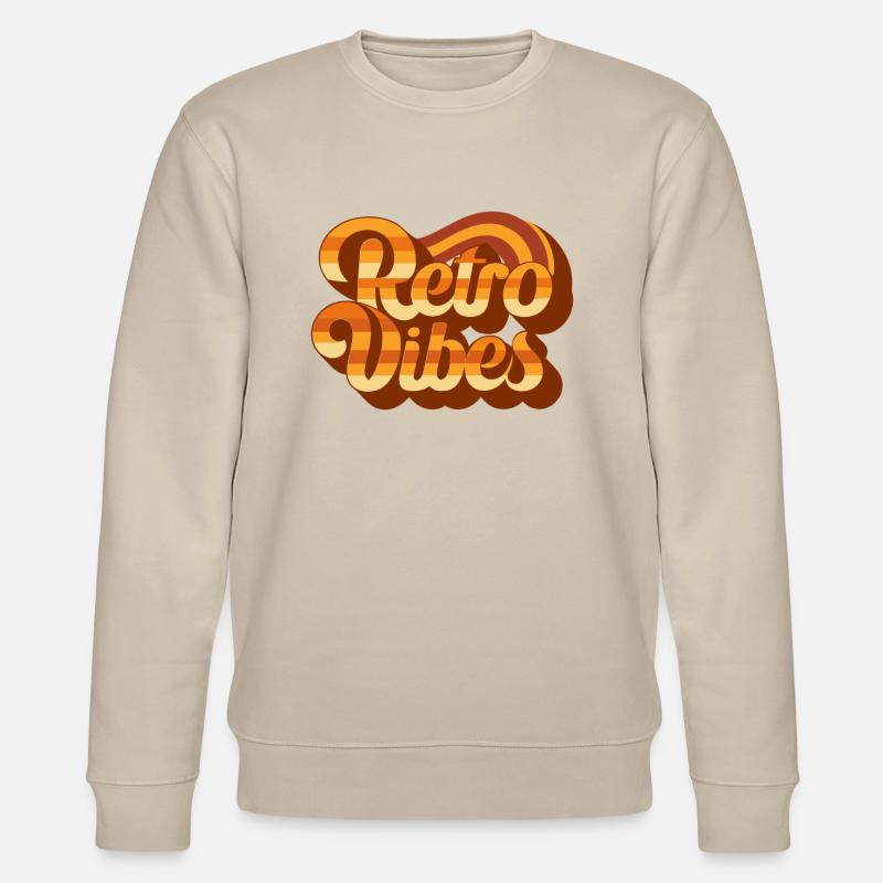 Retro-Vibes - Stanley/Stella Unisex Bio-Sweatshirt CHANGER  - Beige