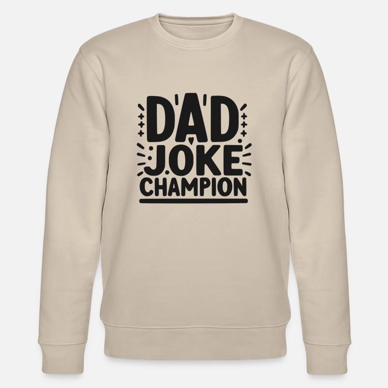 Papa Witz Champion - Stanley/Stella Unisex Bio-Sweatshirt CHANGER  - Beige