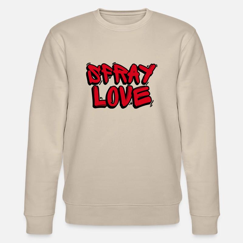 Spray Love - Stanley/Stella Unisex Bio-Sweatshirt CHANGER  - Beige