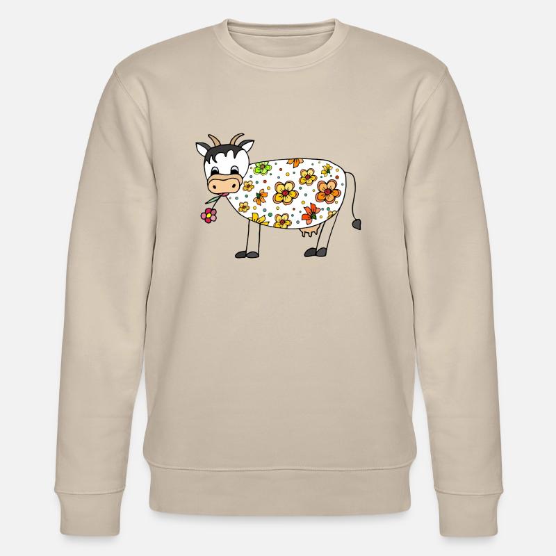 Cow - Stanley/Stella CHANGER Unisex Organic Sweatshirt - beige