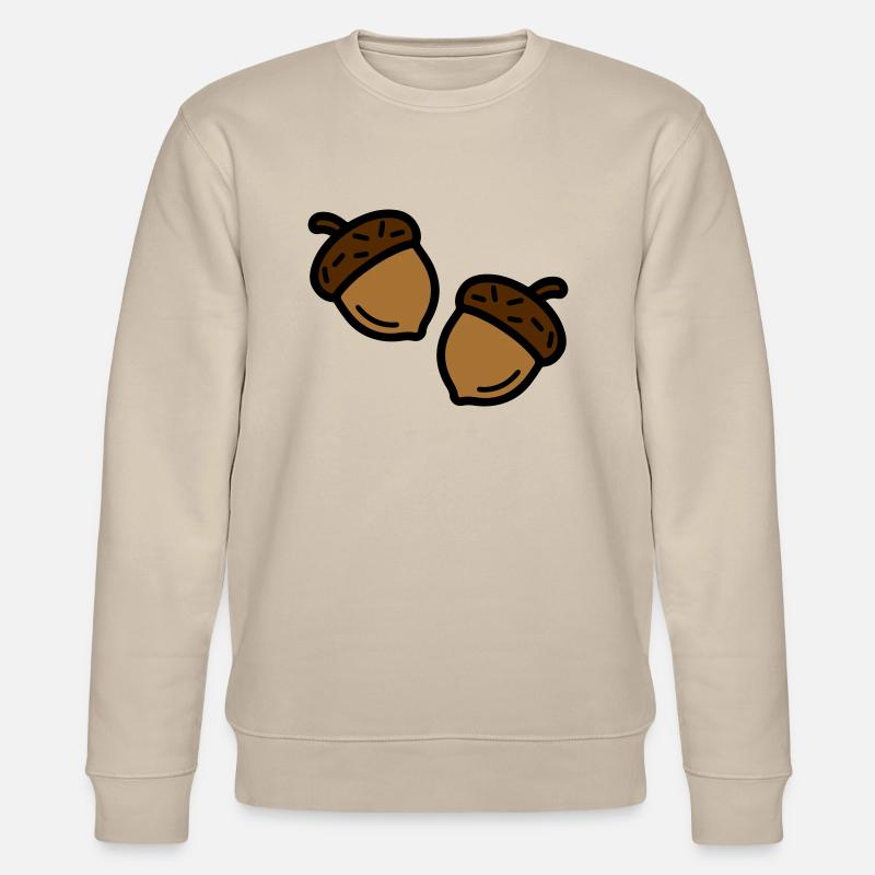 Eichel Herbst Eiche - Stanley/Stella Unisex Bio-Sweatshirt CHANGER  - Beige