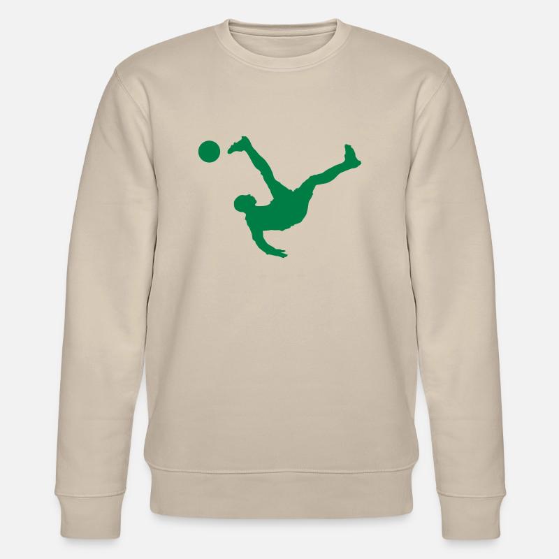 fussball4 - Stanley/Stella Unisex Bio-Sweatshirt CHANGER - Beige