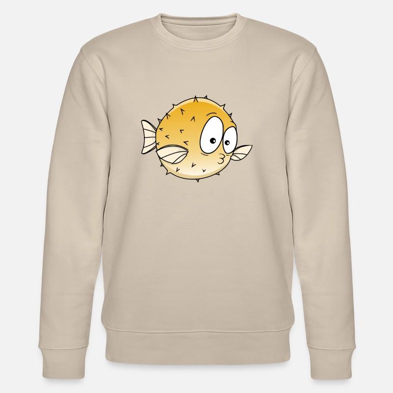 Kugelfisch - Stanley/Stella Unisex Bio-Sweatshirt CHANGER  - Beige