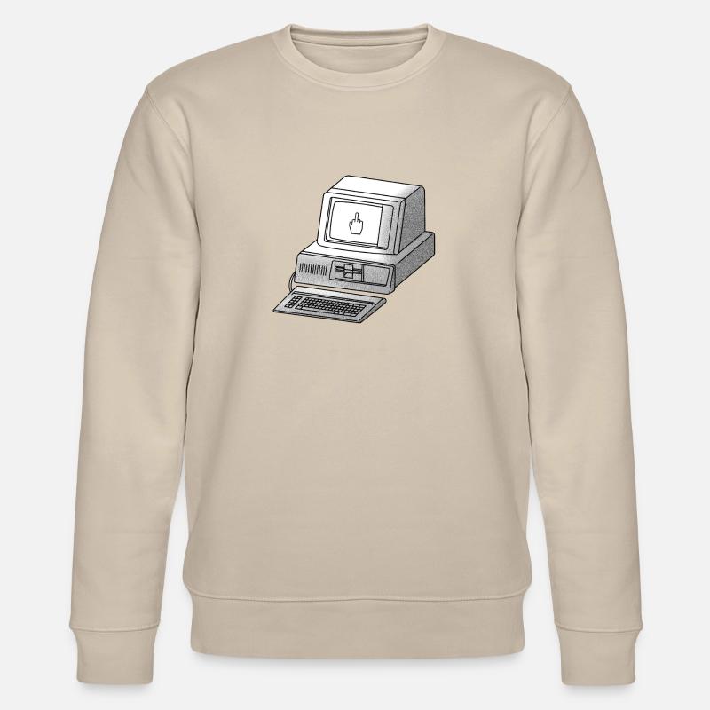 cyberpunk hackfleisch - Stanley/Stella Unisex Bio-Sweatshirt CHANGER  - Beige