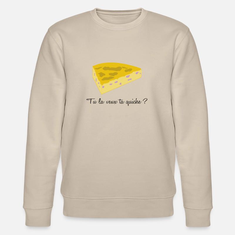quiche lorraine - Sweat bio CHANGER Stanley/Stella Unisexe - beige