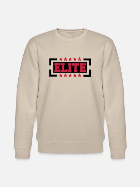 Elite Logo - Stanley/Stella CHANGER Unisex Organic Sweatshirt - beige