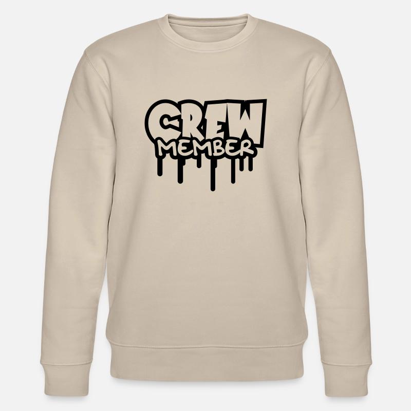Crew Member Logo-Design - Sweat bio CHANGER Stanley/Stella Unisexe - beige
