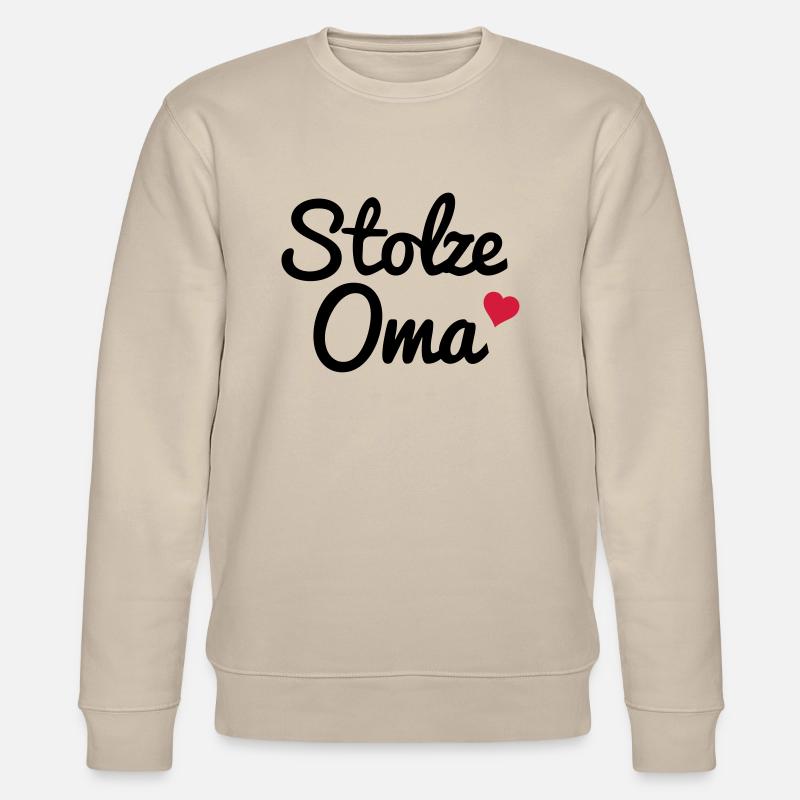 Stolze Oma - Stanley/Stella Unisex Bio-Sweatshirt CHANGER  - Beige