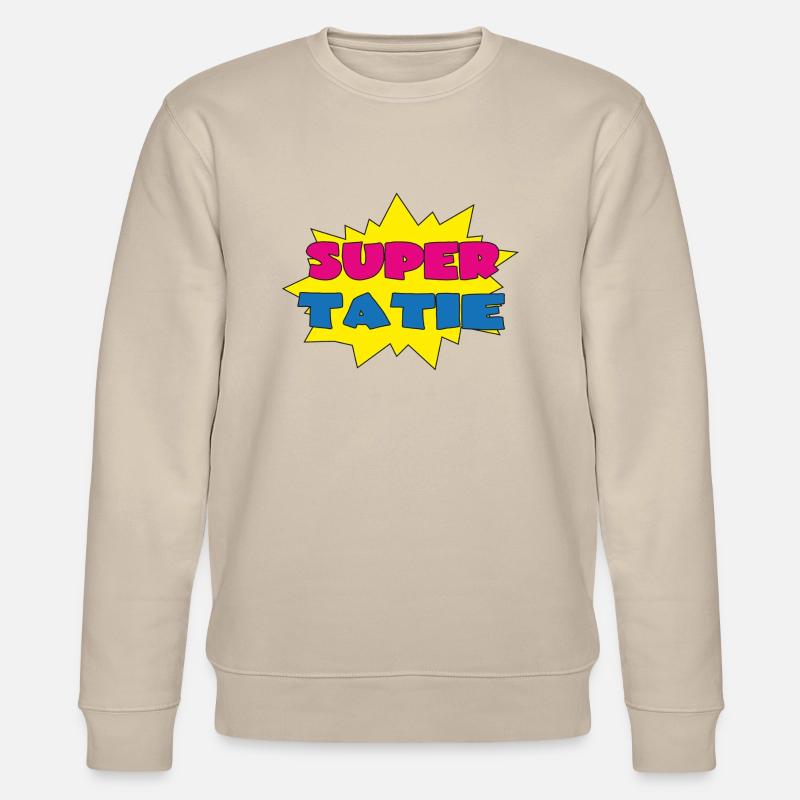 Super tatie - Stanley/Stella Unisex Bio-Sweatshirt CHANGER  - Beige