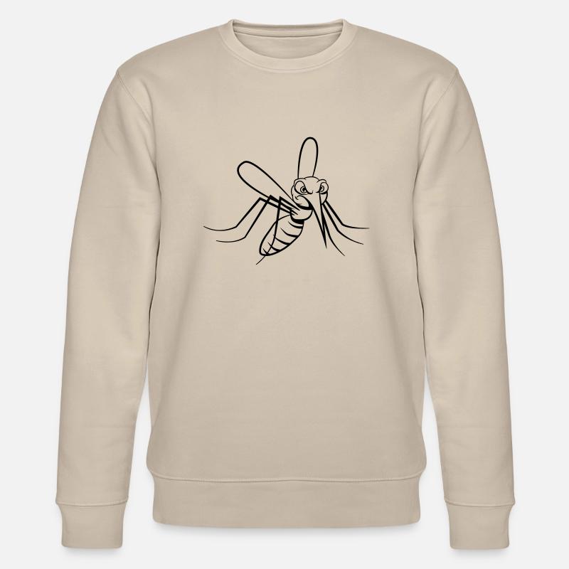 Mücke Mosquito insekt - Stanley/Stella Unisex Bio-Sweatshirt CHANGER - Beige