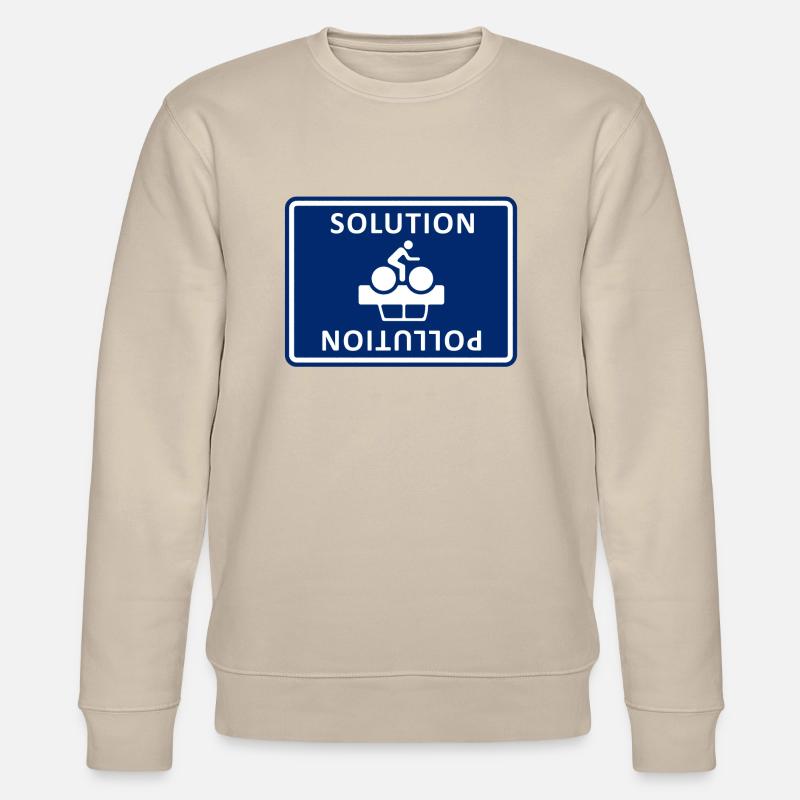 Verschmutzung der Lösung - Stanley/Stella Unisex Bio-Sweatshirt CHANGER - Beige