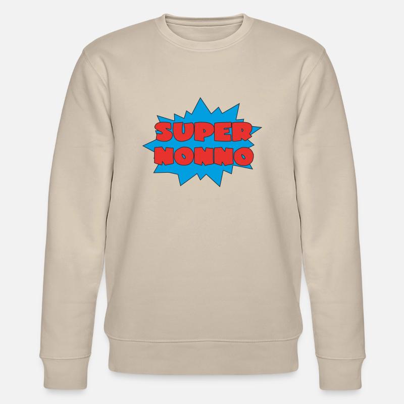 SUPER NONNO - Sweat bio CHANGER Stanley/Stella Unisexe - beige