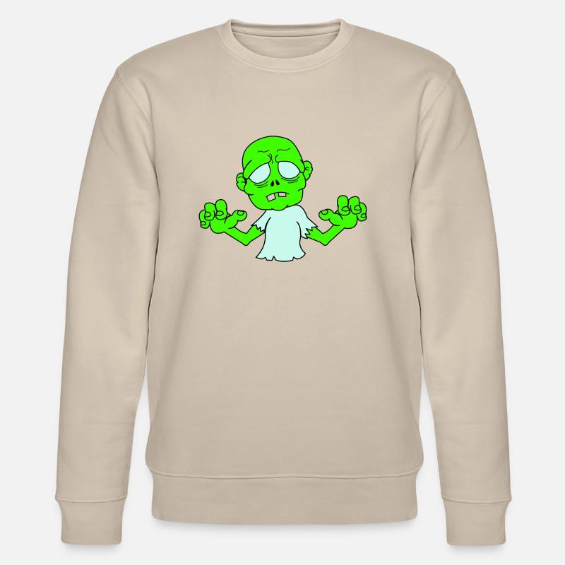 Zombie - Stanley/Stella CHANGER Unisex Organic Sweatshirt - beige