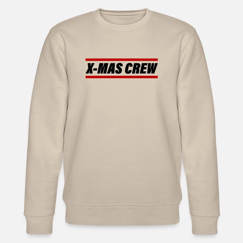 X Mas Crew Noël - Sweat bio CHANGER Stanley/Stella Unisexe - beige
