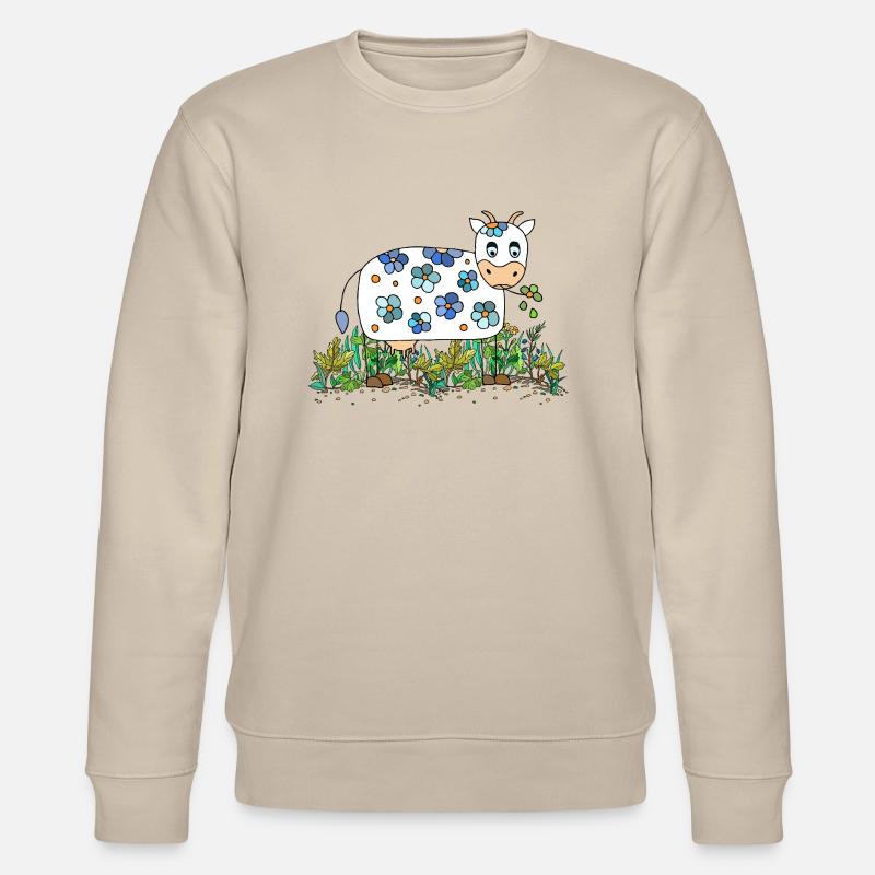 Kuh - Stanley/Stella Unisex Bio-Sweatshirt CHANGER  - Beige