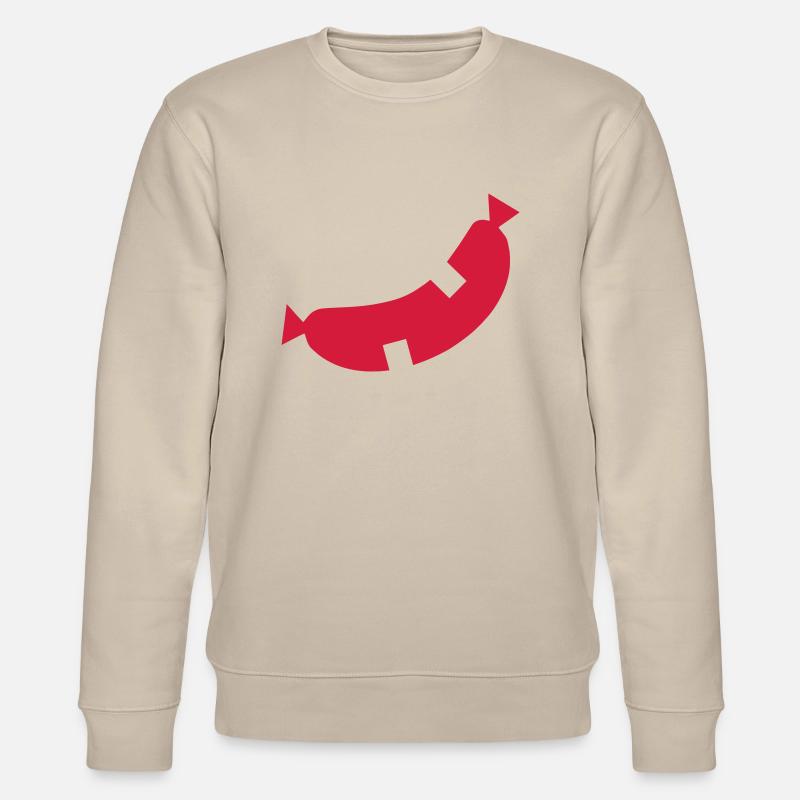 Glückliche Wurst - Stanley/Stella Unisex Bio-Sweatshirt CHANGER  - Beige