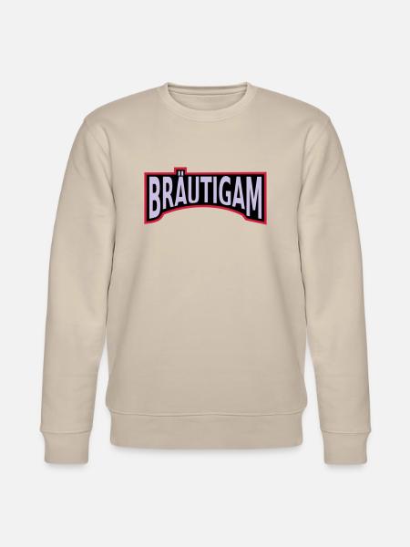 Junggesellenabschied Bräutigam - Stanley/Stella Unisex Bio-Sweatshirt CHANGER - Beige
