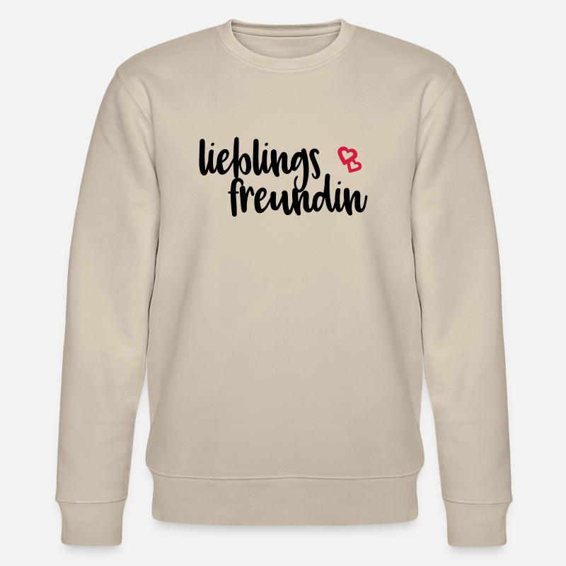 Lieblingsfreundin - Stanley/Stella Unisex Bio-Sweatshirt CHANGER  - Beige
