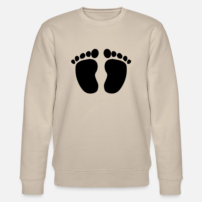 Babyfüße - Stanley/Stella Unisex Bio-Sweatshirt CHANGER - Beige