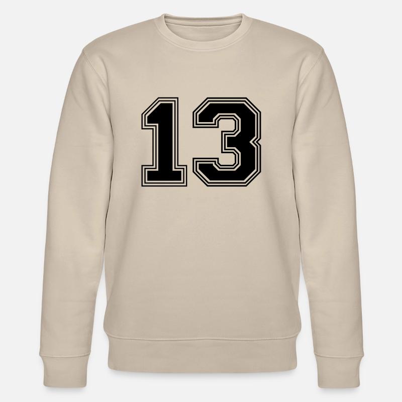 13_Nummer_13_(s31) - Stanley/Stella Unisex Bio-Sweatshirt CHANGER  - Beige