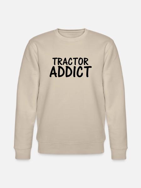 tractor addict - Stanley/Stella CHANGER Unisex Organic Sweatshirt - beige
