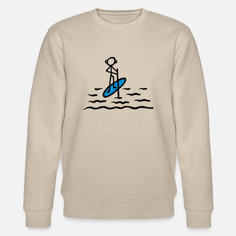 Paddling SUP - V2 - Stanley/Stella Unisex Bio-Sweatshirt CHANGER  - Beige