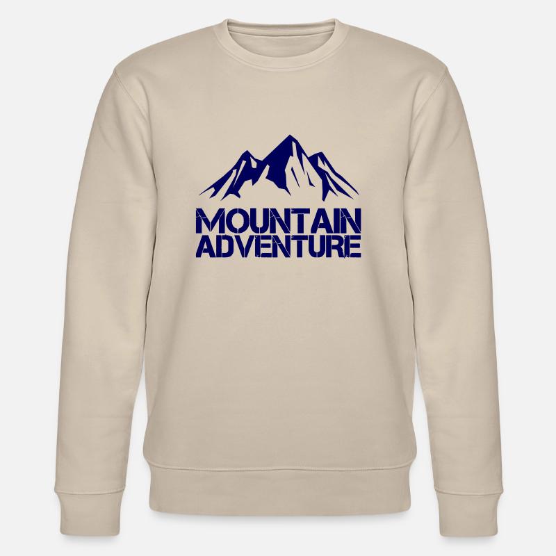 mountain adventure - Stanley/Stella Unisex Bio-Sweatshirt CHANGER - Beige